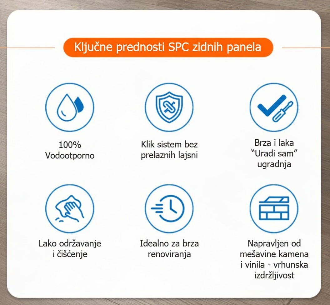 SPC zidni panel - Svetli Javor