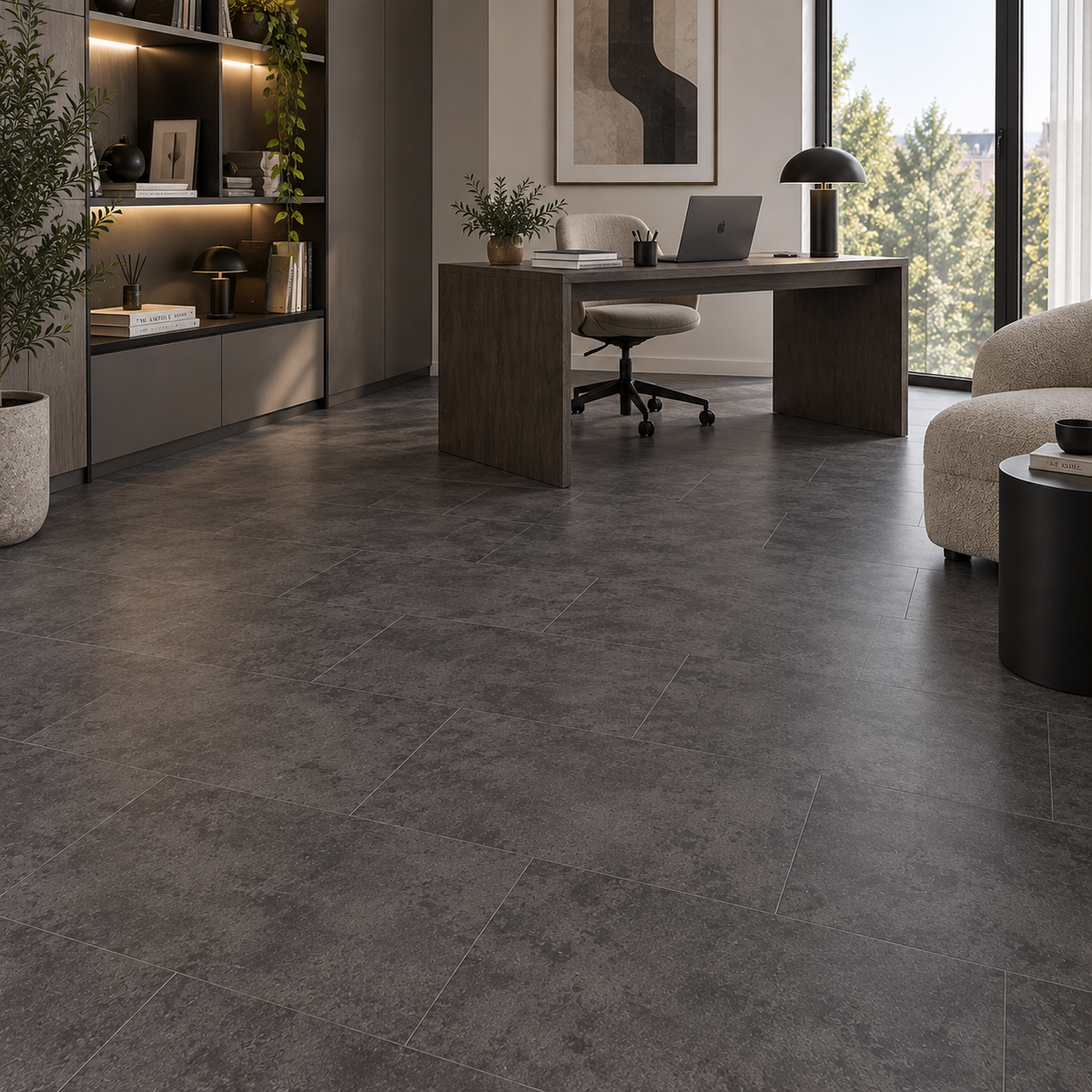 LVT pod V800 - Čikago Tamni Beton