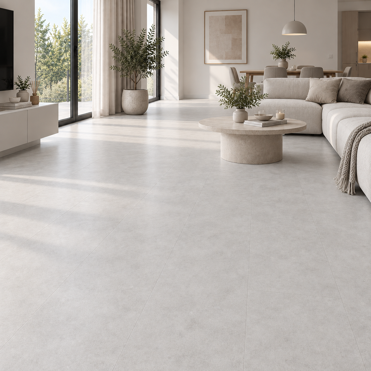 LVT pod V800 - Santorini Beli Kvarc