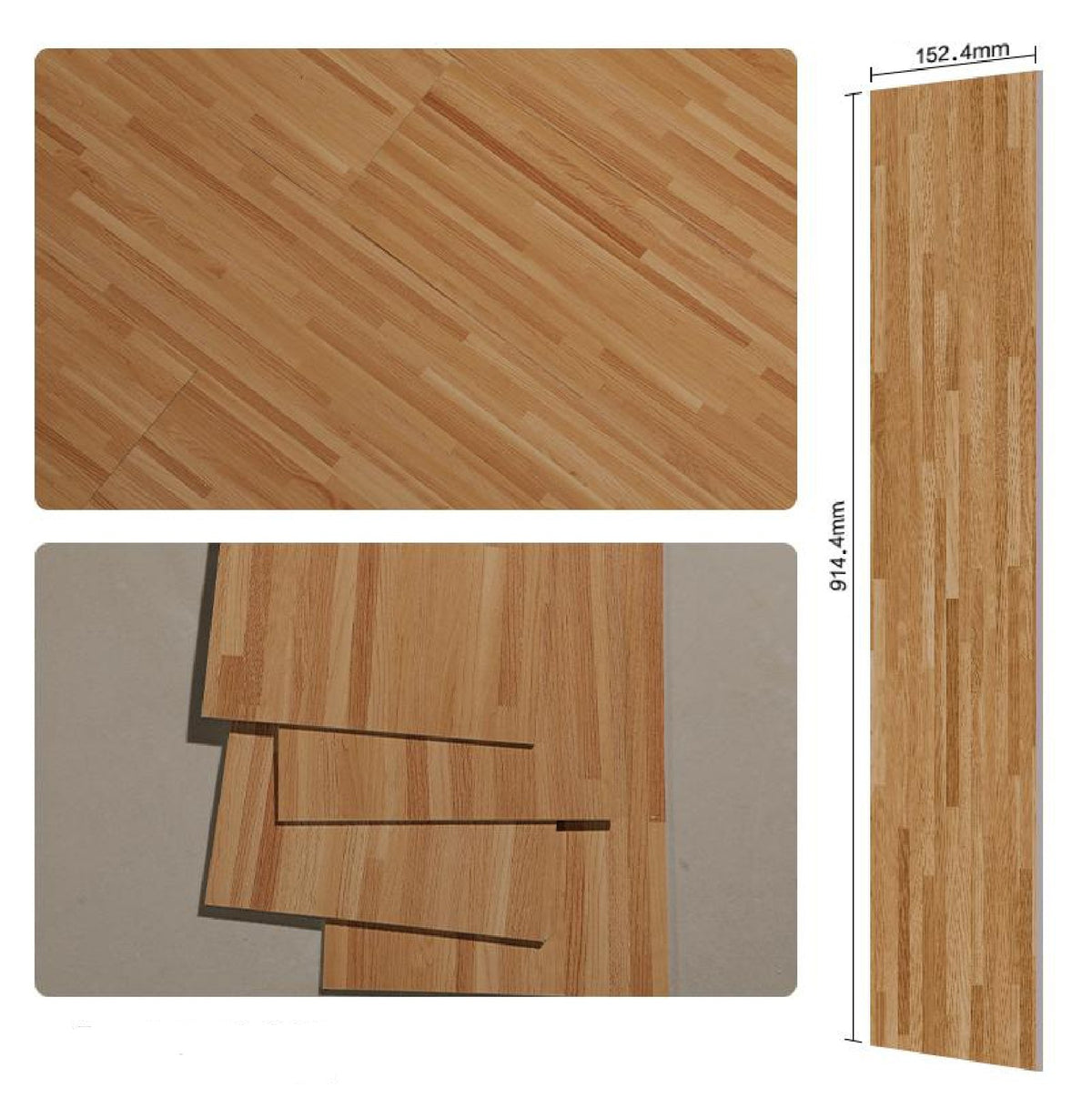 LVT samolepljivi PVC pod - Oak Retro Mosaic