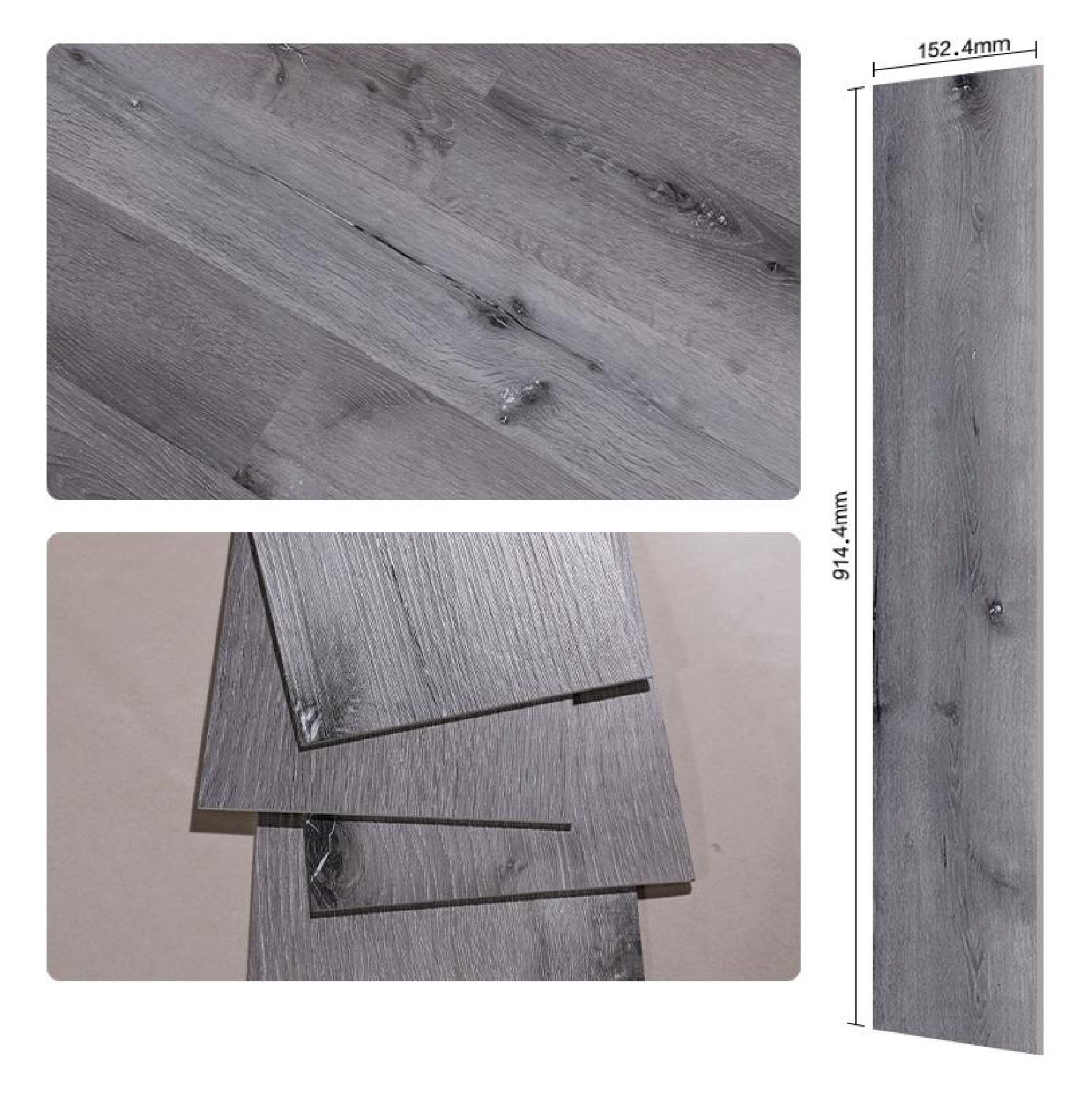 LVT samolepljivi PVC pod - Oak Nordic Grey
