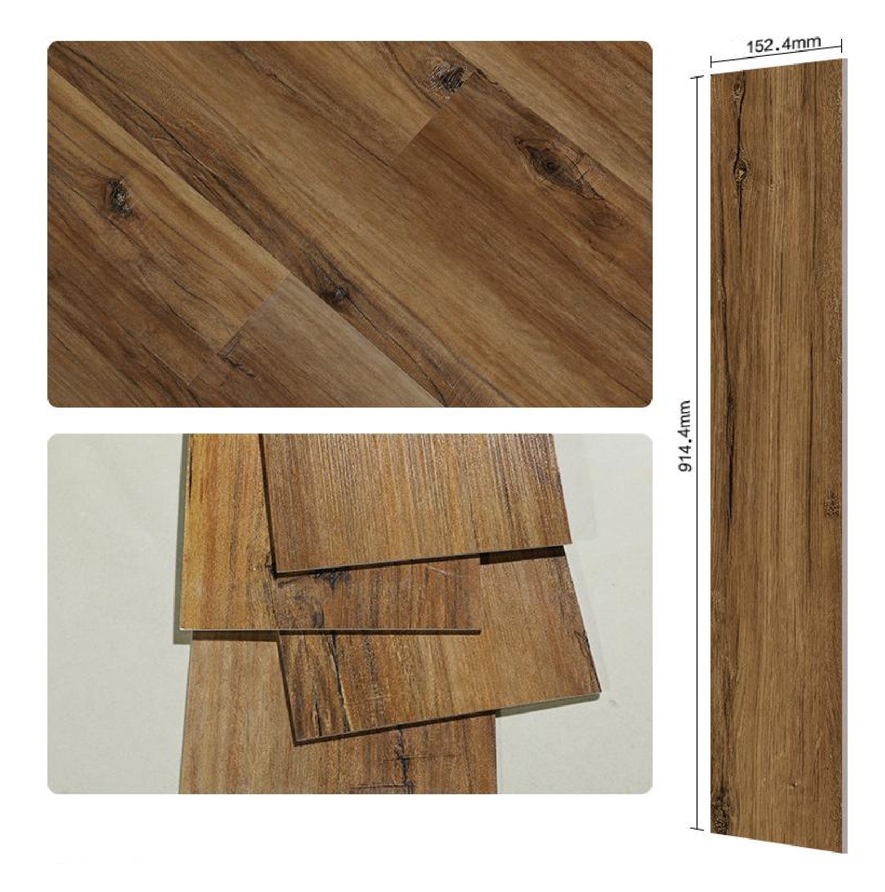 LVT samolepljivi PVC pod - Oak Amber Dark