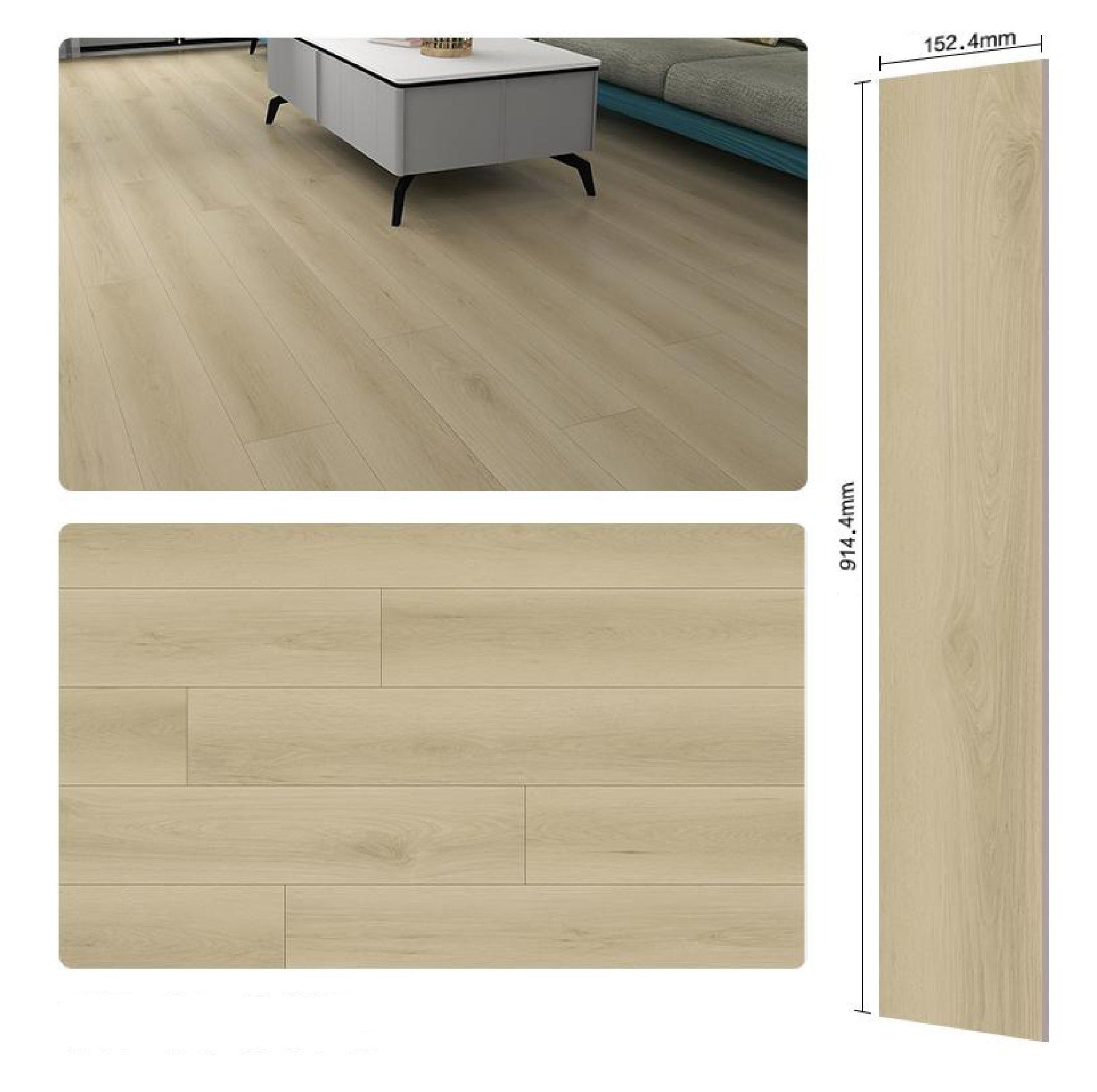 LVT samolepljivi PVC pod - Oak Patagonia Beige